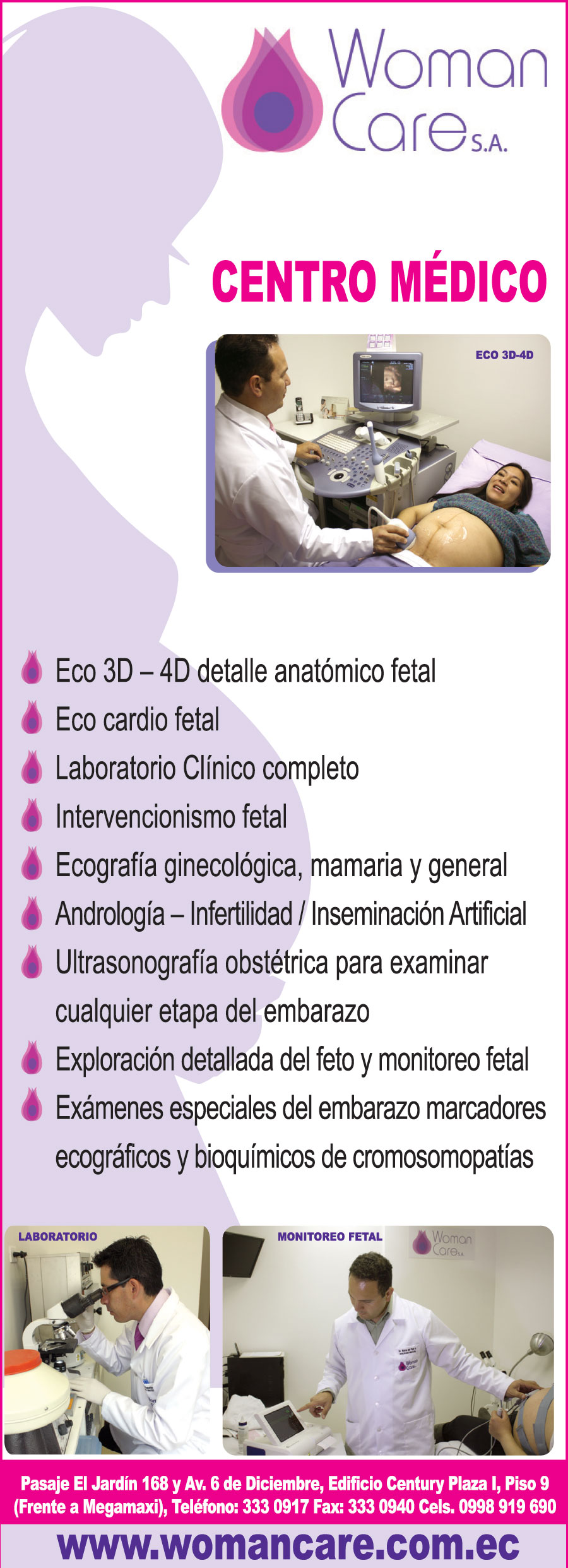 Perfil de Centro Médico Woman Care