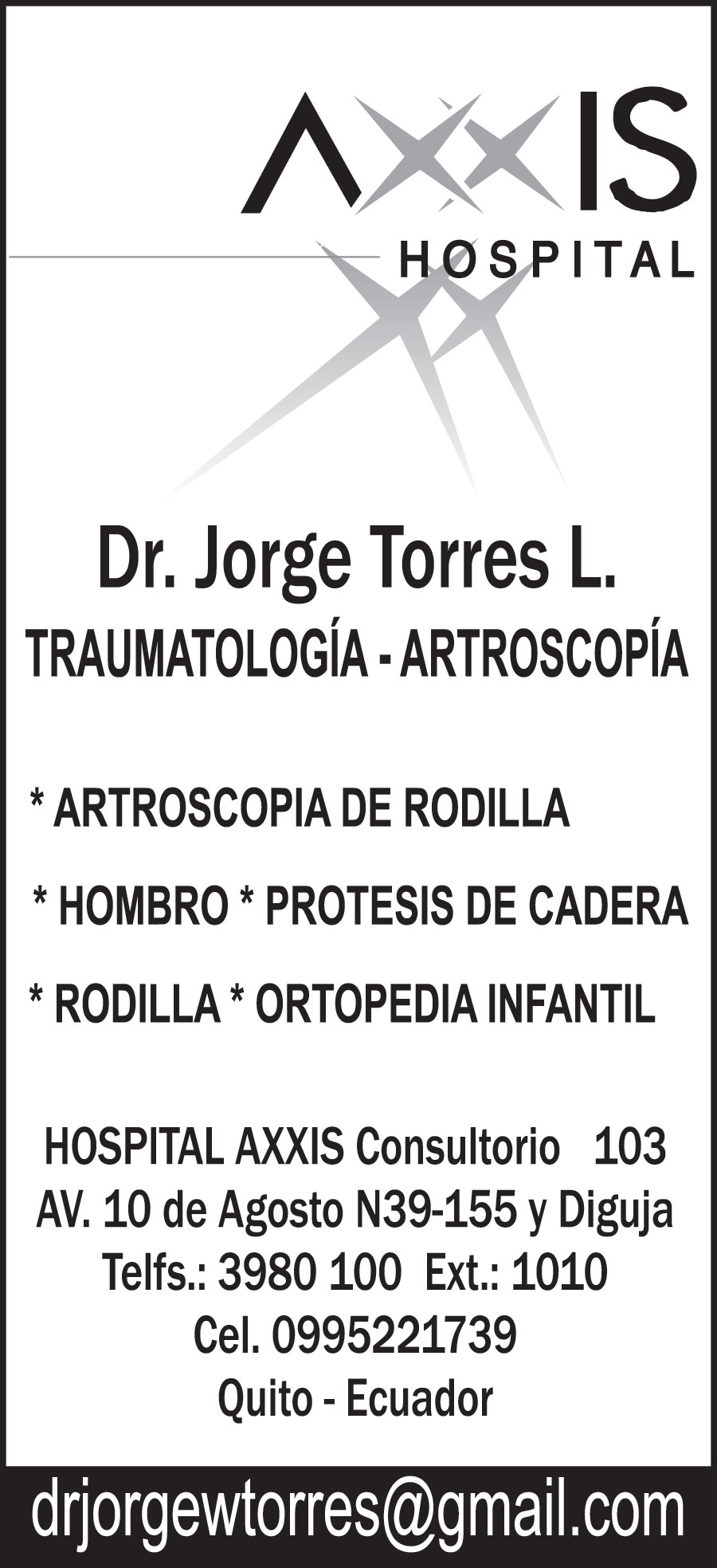 Perfil de Dr. Jorge Torres