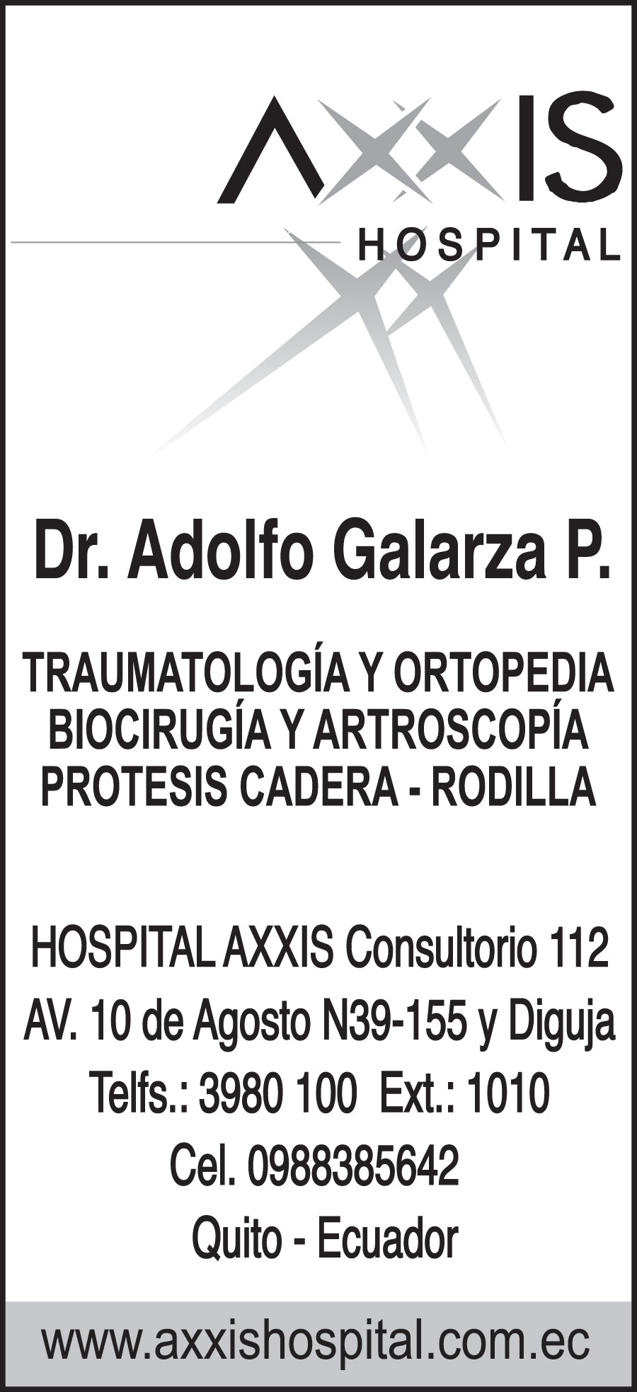 Perfil de Dr. Adolfo Galarza